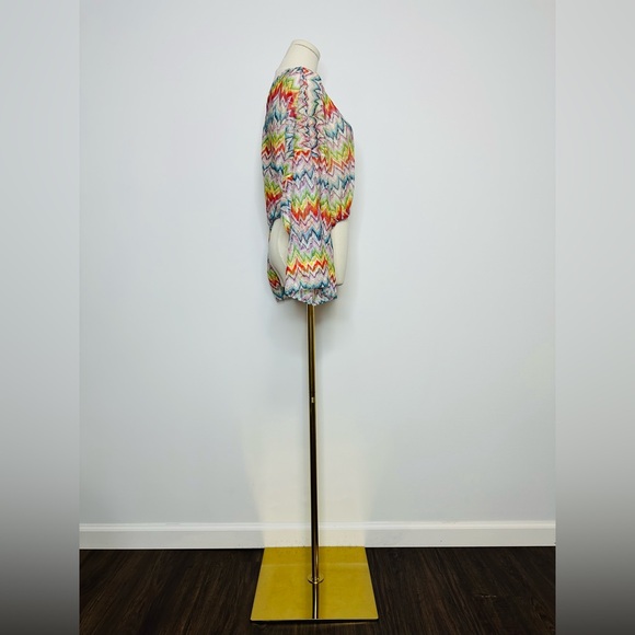 Missoni ZigZag Printed Drawstring Beach Top - Picture 8 of 11